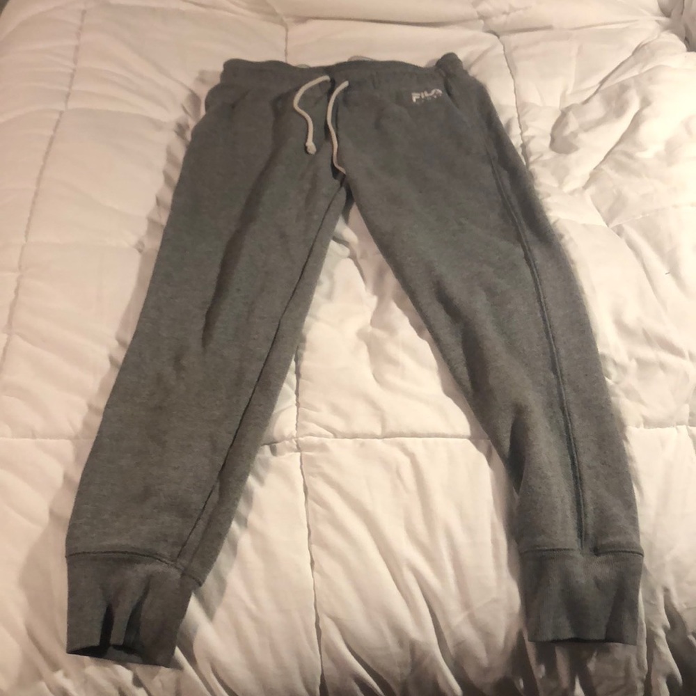 Grey Fila Sweatpants